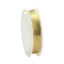 (Gold Color White-0.2mm 16meters) 0.2-1mm Copper Wire Metal Thread DIY Jewelry Wire Gold/Silver/Rose Crafts Wire For Jewelry Making Pearls Bead Earring Craft