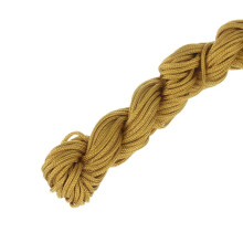 (Earth Yellow White-1.5mm) 28Yards Chinese Knot Macrame String Nylon Cord Thread for Jewelry Making Rattai Braided String DIY Bracelet Necklace Accessories
