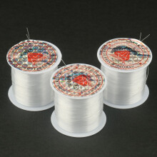 Nylon Line No Elastic Beading String Non Stretch Fish Wire Transparent Thread Cords For Jewelry DIY Beads Craft