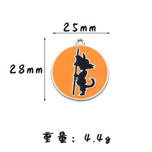 10pcs/lot Enamel Japanese Cartoon Comic Boys Charms Pendant DIY Necklace Earrings Charm Accessories Jewelry Making