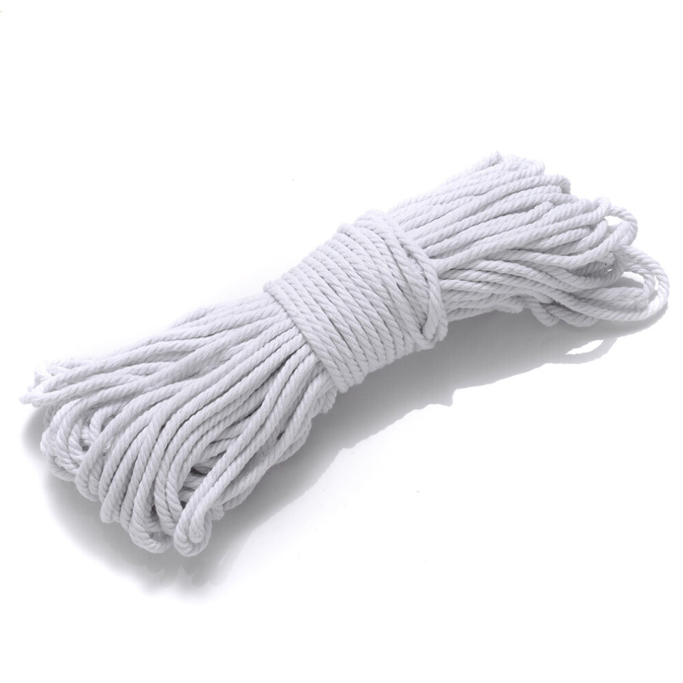 3Mm 20M Cotton Twine Thread String Crafts Macrame Cord Rope Diy Sewing Wall Hangings Bohemia Wedding Party Home Decor 885486238907