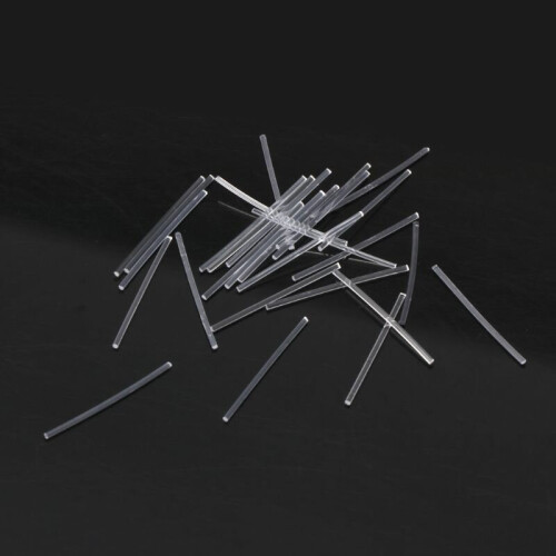 250Pcs Clear Plastic Sticks Hypoallergenic Studs Pins Bars Ear Piercing Retainer 1