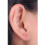 250Pcs Clear Plastic Sticks Hypoallergenic Studs Pins Bars Ear Piercing Retainer 5