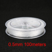 100meters Strong Elastic Beading Wire Thread Cord For Bracelet 0.5mm Nylon Crystal Stretch String Line DIY Jewelry Accessories