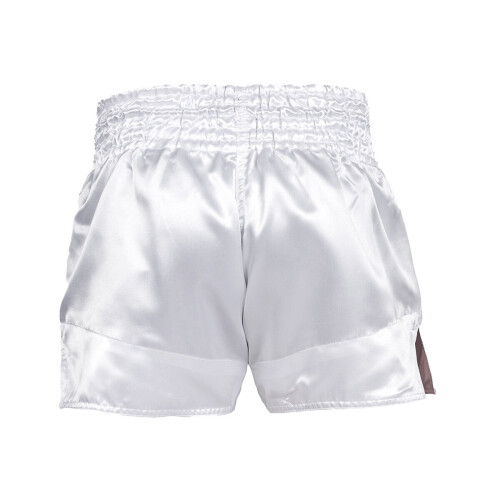 (Large ) VENUM CLASSIC MUAY THAI SHORTS - WHITE 2