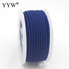 (dark blue White-3.0mm 4m) 2mm 2.5mm 3mm Nylon Cord Polyamide Hardwearing DIY Beading Braided For Jewelry Making Necklace Bracelet Jewelry Accessories