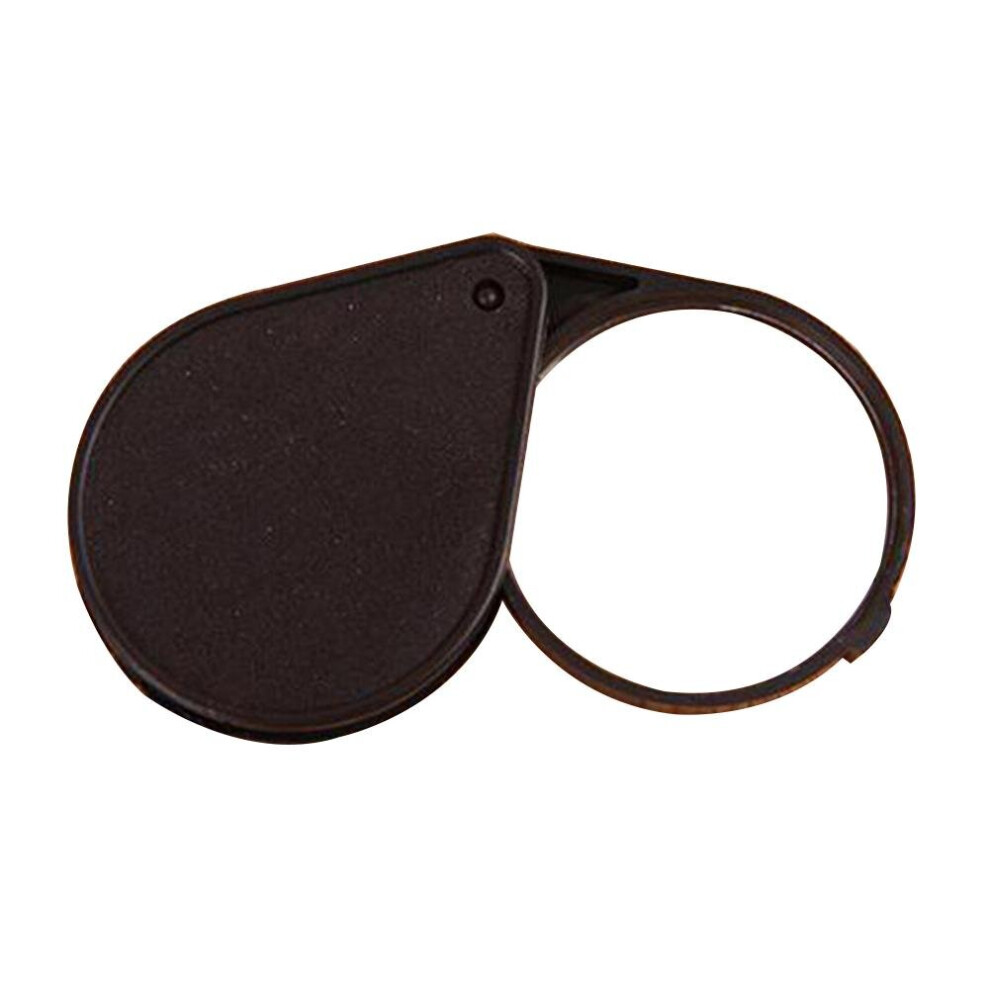 ???Folding 10x Mini Pocket Jewelry Magnifier Reading Magnifying Loupe Glass Lens Arrival