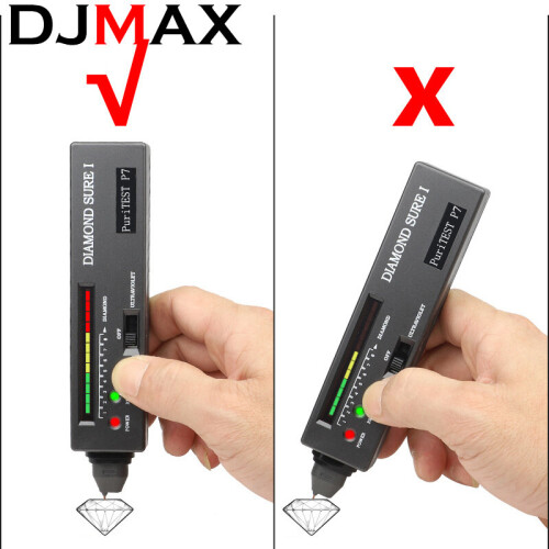 Professional High Accuracy Diamond Tester 2 / 3 Automatic UV Lamp Llight Gemstone Selector Tool LED Diamond Indicator Test Pen 1