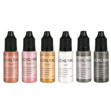 Metallic Alcohol Pigment Resin Dye Alcohol-Based Ink Concentrated Paint Epoxy Resin Colorant Resin Casting Crafts15ml