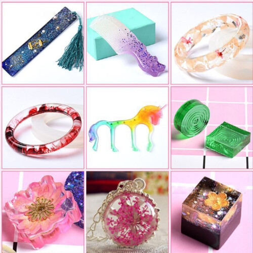 Hard UV Resin Clear Ultraviolet Curing Epoxy Resin Casting Mold Jewelry Making 2