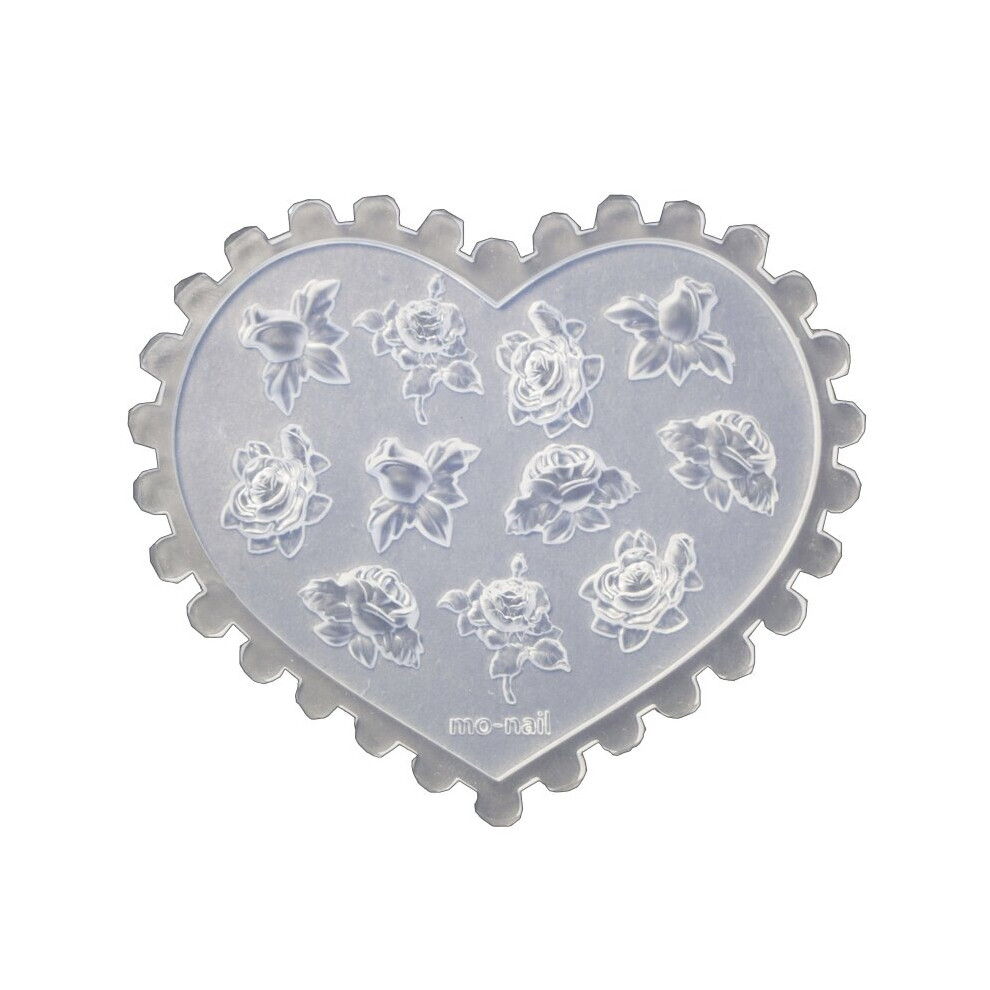 Nail Art Mold UV Epoxy Resin Glue Silicone Mould Three-Dimensional Flower Decorative Diamond Sticker Nail Jewelry