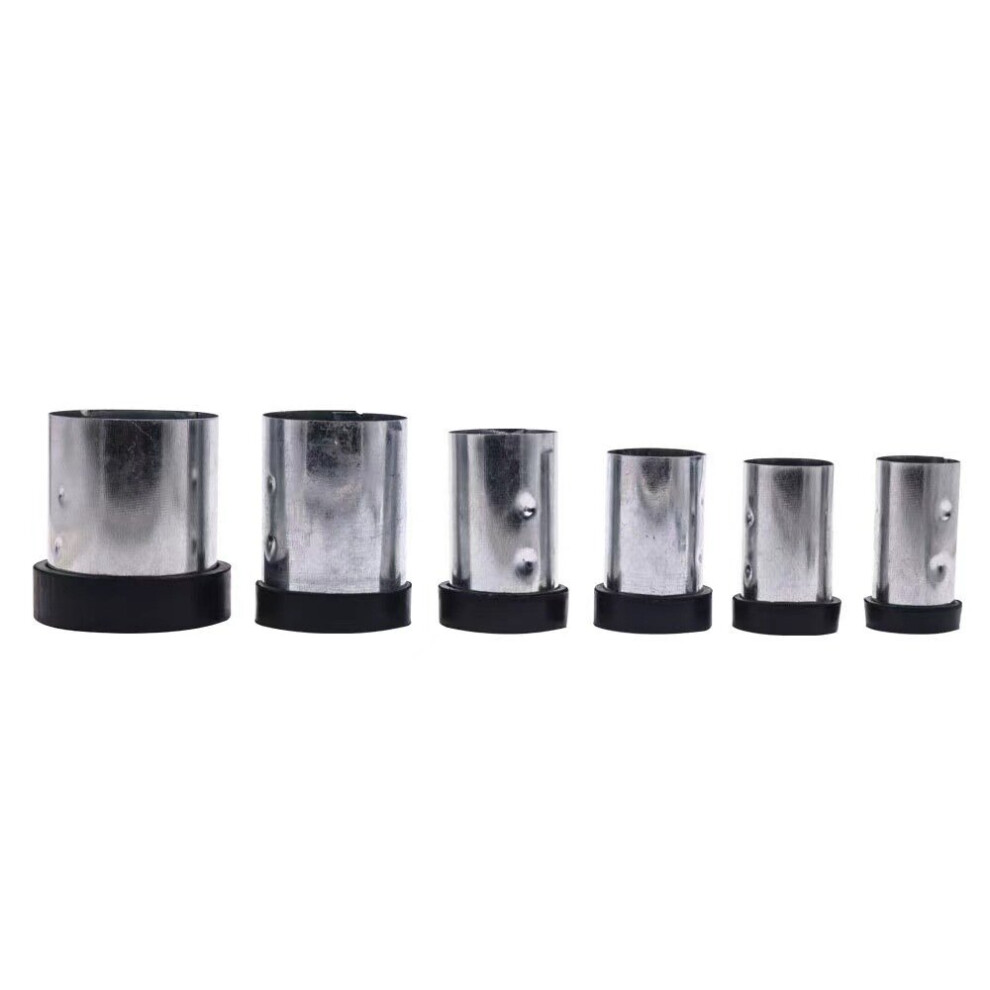 1SET Aluminum Shell Casting Flask with Rubber Sprue Base Rubber Base Plate Jewelry Casting Plaster Mold Making Frame
