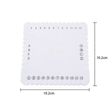 Knitting Tool Round Square Kumihimo Braiding Cord Disks Woven Board Disk Braiding Plate DIY Weaving Tool Useful