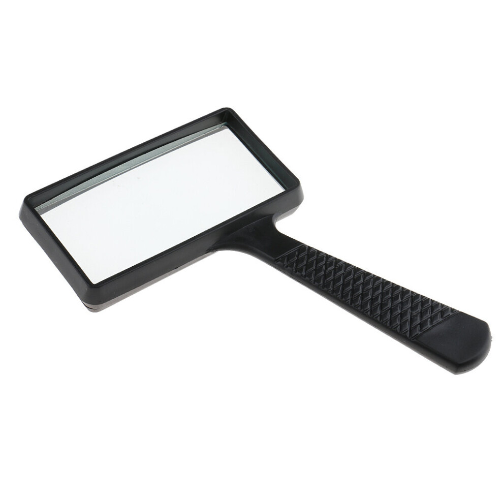Rectangular Handheld Magnifier (3x Magnification) Large Reading Area