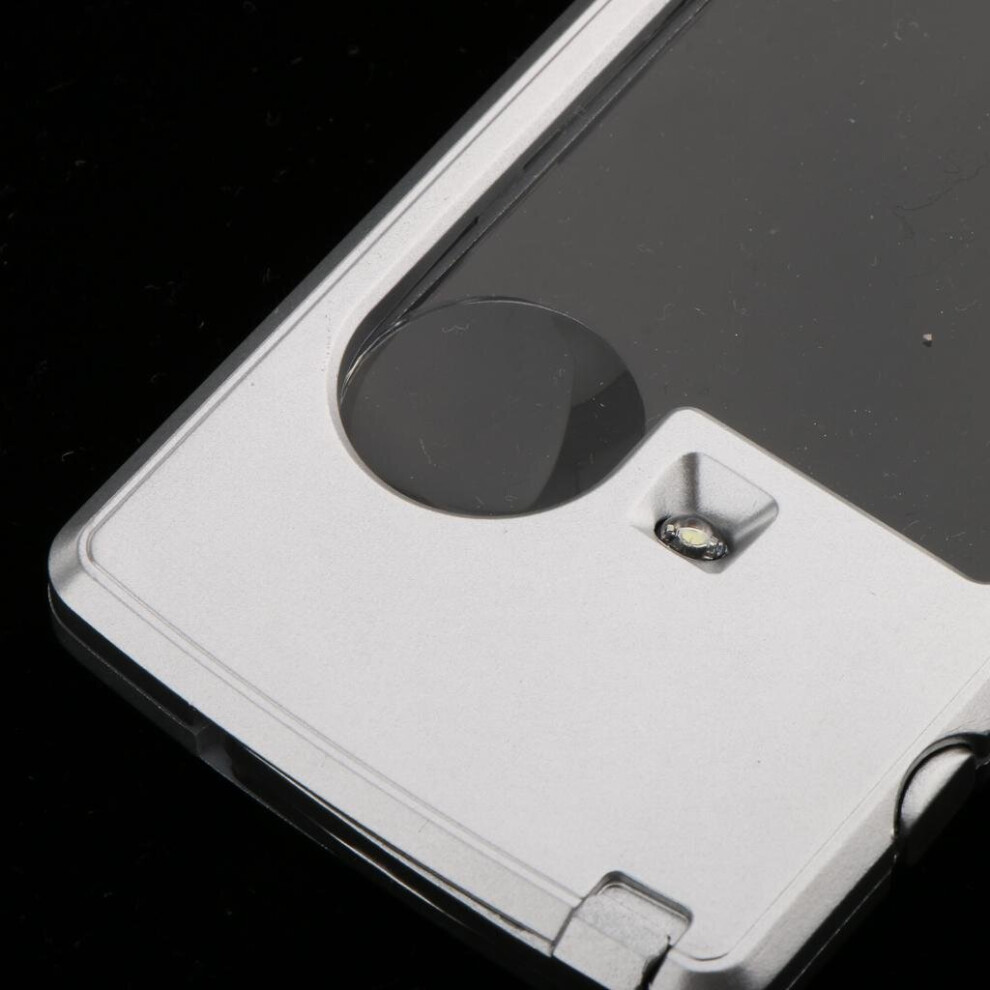 LED 3X 6X Square Handheld Reading Magnifying Glass Lens Jeweler Watch Repair