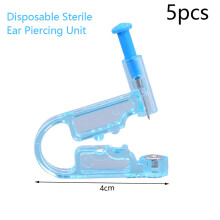 1/5Pcs Disposable Sterile Ear Piercing Unit Safety Health Unit Tool Ear Stud Asepsis Pierce Kit Ear Piercing Gun