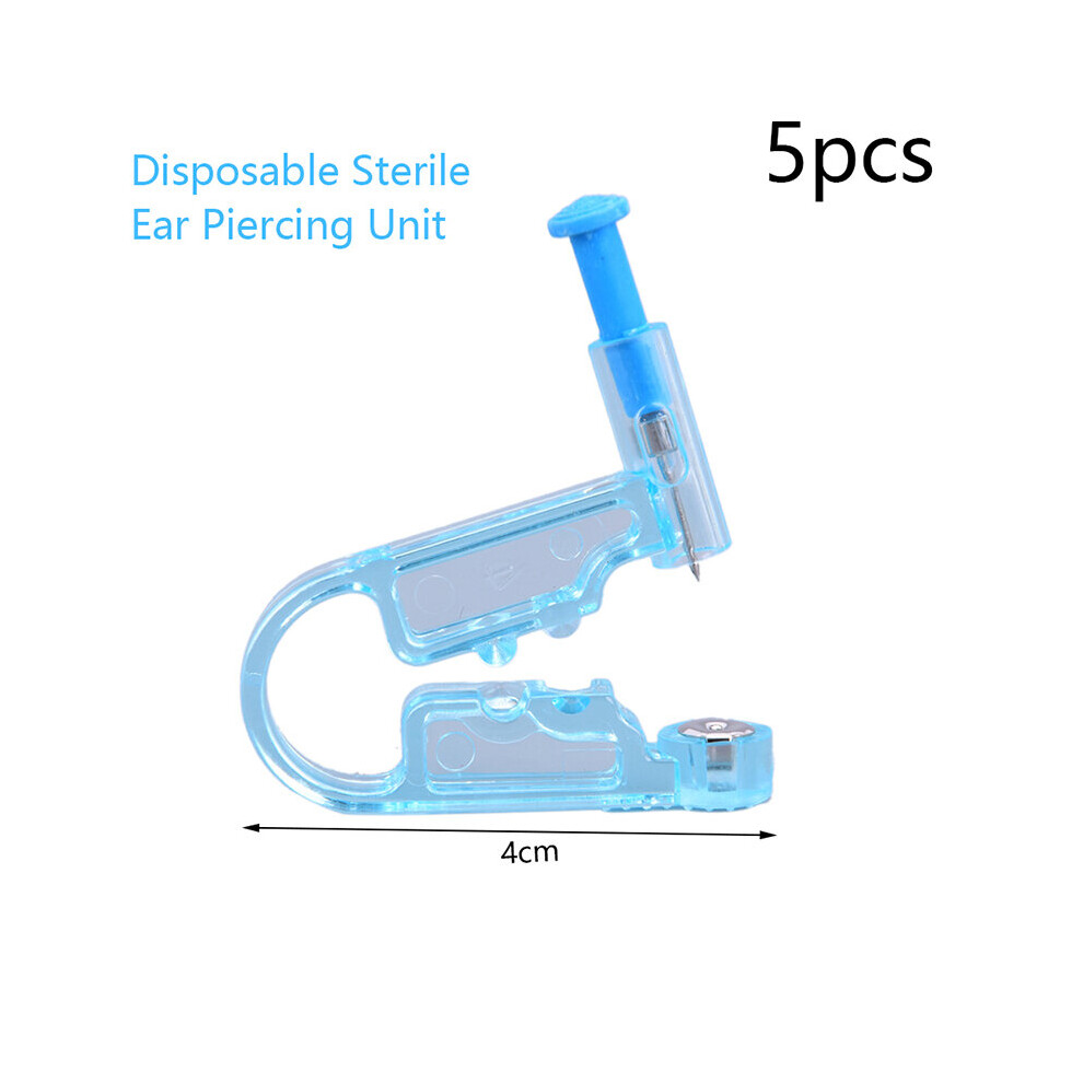 1/5Pcs Disposable Sterile Ear Piercing Unit Safety Health Unit Tool Ear Stud Asepsis Pierce Kit Ear Piercing Gun