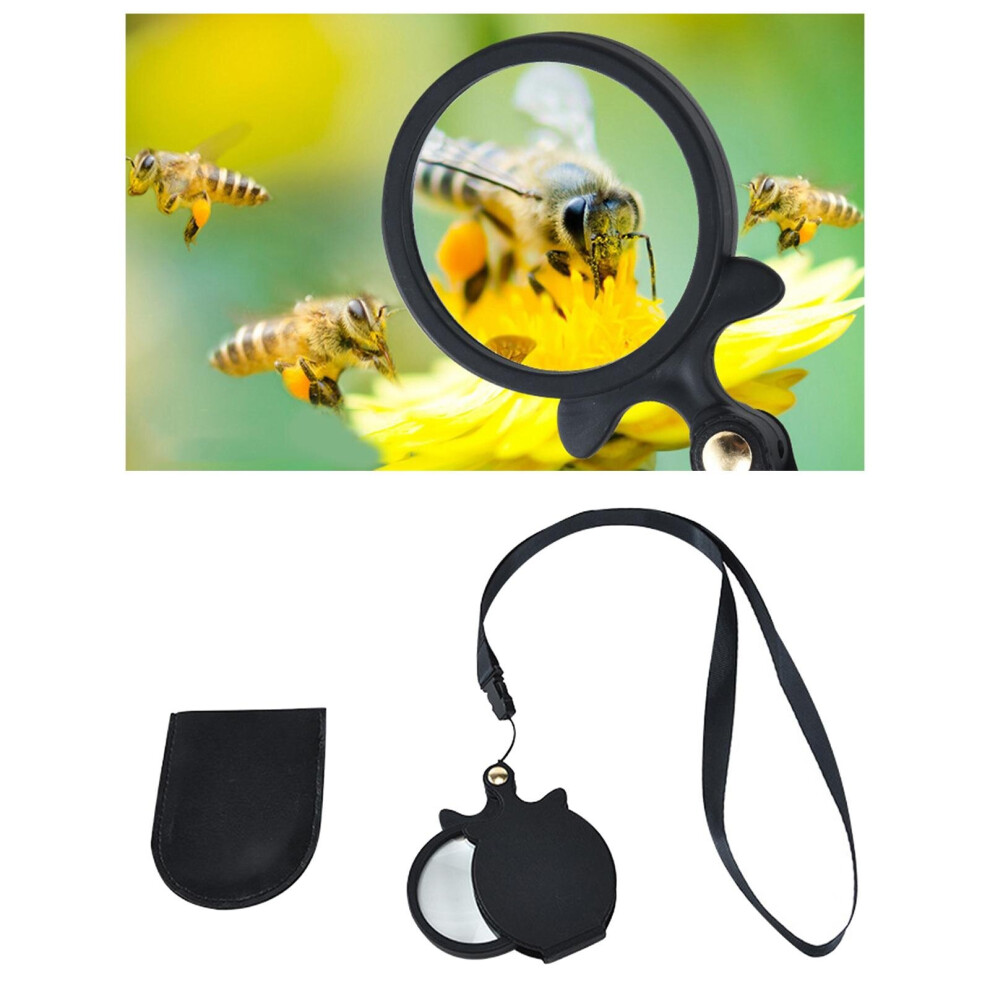 Handheld Magnifying Glass, 10X Lens, for Seniors Reading , Coins, Inspection, Maps, Jewelry, Collectors & Professionals