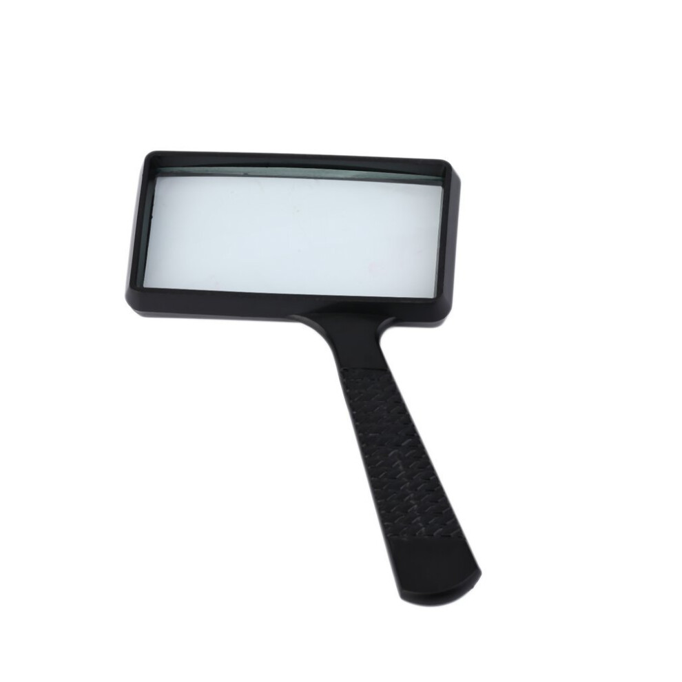 Light Weight Workmanship And Excellent Work 4X Rectangular Handheld Large Reading Magnifying Glass Magnifier