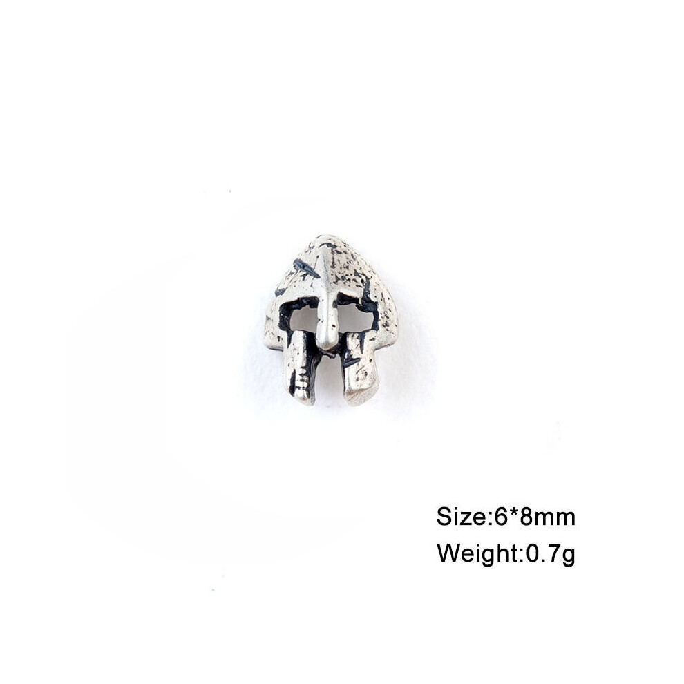 HelloLook Gothic 925 Sterling Silver Ear Studs Vintage Ear Piercing Pin Jewelry for Men Women DIY Punk Stud Earrings-image-OPC-PBRXVHZ-NEW