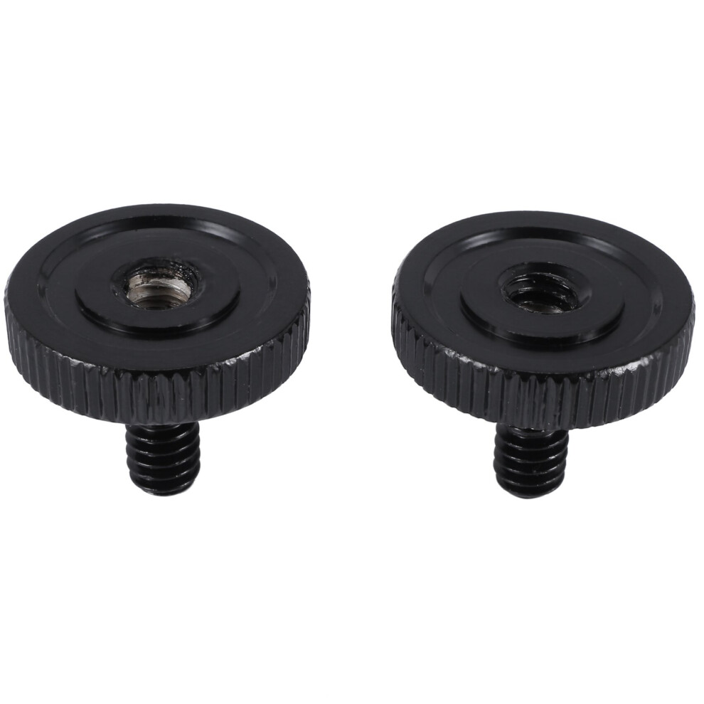 Thumb Screw Camera Quick Release 1/4 Inch Thumbscrew L Bracket Screw Mount Adapter Bottom 1/4 Inch-20 Female Thread (Pack Of 2) 885487004952