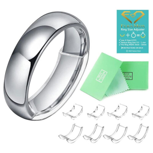 8 Sizes Ring Size Adjusting Pad Silicone Invisible Ring Size Adjusters Reducing Ring Adjusting Pad Suitable For Any Ring 1