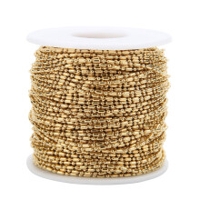 2meters Stainless Steel Cuban Link Chains Bulk for Necklace Bracelet Ball Bead Chains Lot Diy Jewelry Making Supplies