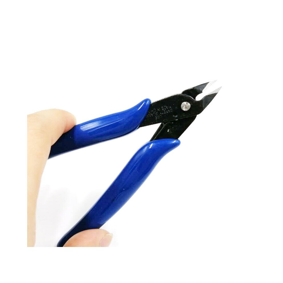(No Logo White) 1Pcs Diagonal Pliers Jewelry Processing Small Cutting Pliers Sharp Insulated Handle Functional Hand Tools Diy 885487021553