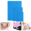 (Blue) 3pcs Silicon Sheets Casting Mat Heat Resistant for Crafts Slime Sopa Making 1