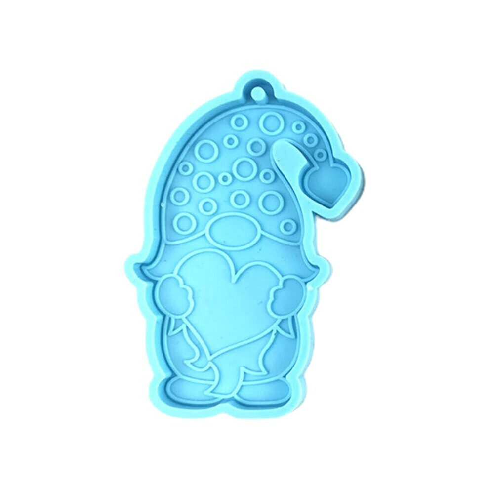 (1 White) Dwarfs Keyring Casting Silicone Mould Keychain Epoxy Resin Mold DIY Crafts Jewelry Pendant Making Tools-image-OPC-PBRY7F9-NEW