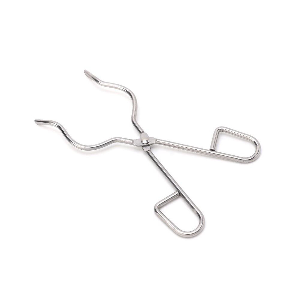 (20Cm A White) Professional Stainless Steel Crucible Tongs Graphite Melting Plier Holder R9cf 885487049960