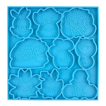 (2 White) Diy Cartoon Baby Mobile Phone Back Sticker Airbag Bracket Silicone Mold Q1JD