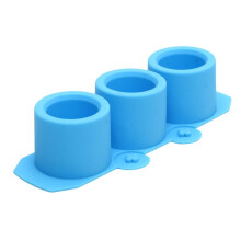 (blue White) 3 In 1 DIY Flowerpot Silicone Mold Cement Pot Making Mold Manual Clay Craft Cement Mold Silicone Concrete Bottle Home Decoration