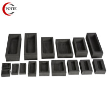(G.GI.1200B 1.2kg White) 1-3kg B Series High Purity Graphite Ingot Bar For Melting Silver Copper Casting Refining Crucible Jewelry Mold