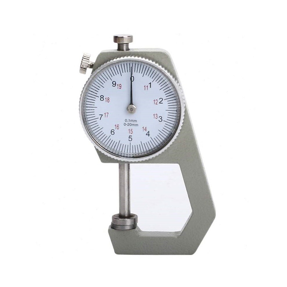 (0 10Mm Black) 1Pc 10/20Mm Dial Thickness Gauge Leather Paper Thickness Meter Tester Accuracy 0.1Mm 885487115351