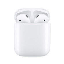 Apple AirPods 2nd Gen with Charging Case (2019) MV7N2ZM/A — Auto-Connect, Hey Siri, 24+ Hours Listening