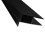 NES Home 1900 mm Matte Black Profile Extension 20mm Wall Adjustment Kit 1