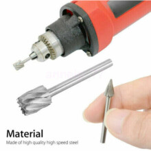 20pcs HSS Rotary Burrs Set Rotary Tools 1/8" 3mm Drill Bit Shank