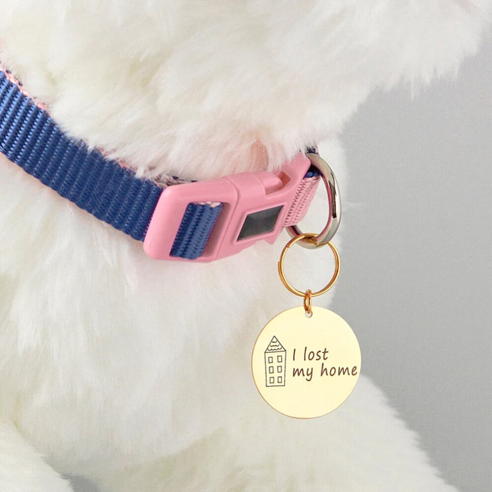 Engraved Stainless Steel Keyring Pet Key Chain Name Personalized Family Mom Dad Daughter Son 885486842289
