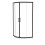 NES Home Saturn 800 x 800 Black Quadrant Corner Shower Enclosure 5