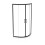 NES Home Saturn 800 x 800 Black Quadrant Corner Shower Enclosure 6