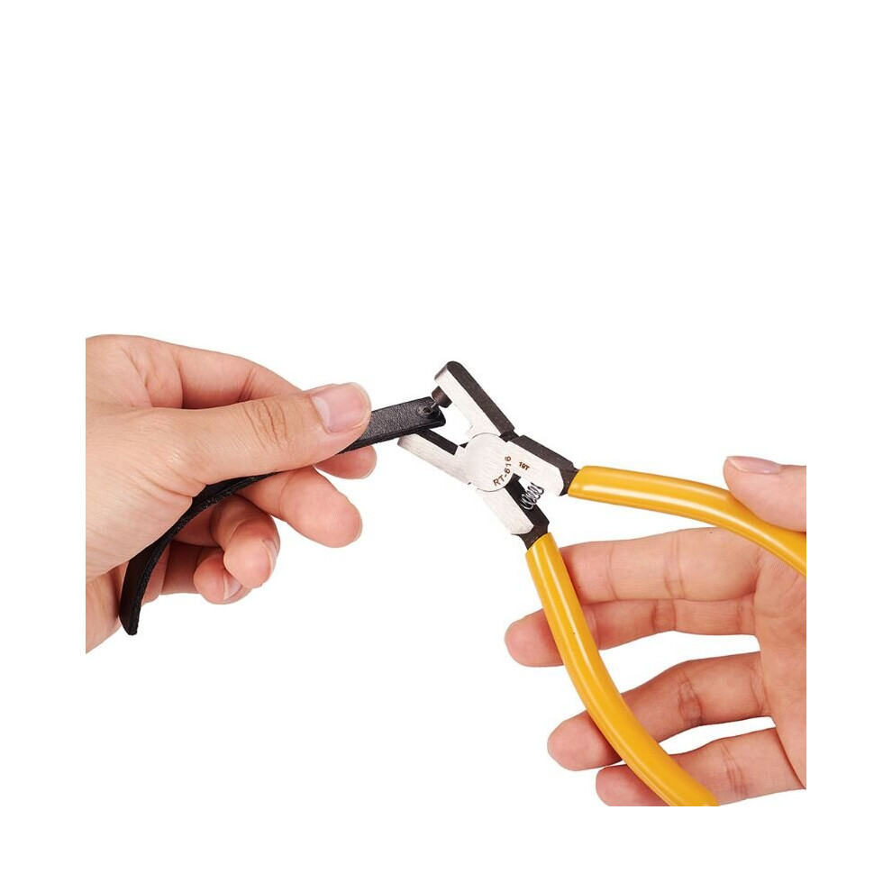 69Hb Watch Band Leather Hole Punch Plier Universal 2.0Mm Hand Strap Wrist Belt Puncher Pliers Repair Tools Suitable For Belts 885487133393