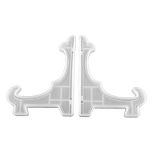 1 Pair Desktop Storage Stand Crystal Epoxy Resin Mold Jewelry Display Shelf Rack Casting Silicone Mould DIY Crafts Tool
