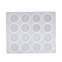 Silicone Mat Pad for Wax Seal Stamp 16-cavity Wax Sealing Mat with Removable Sticky Dots for Diy Craft Adhesive Waxing