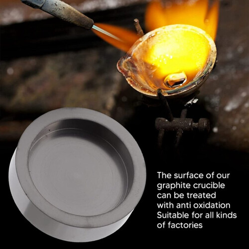 Enamel Ingot Mold, Graphite Casting Mold, Casting Round Mold Round Shape Refine Silver Graphite Mold For Industry
