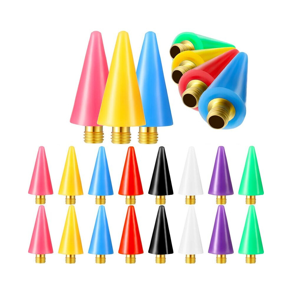 16 Pieces Nail Rhinestones Picker Replacement Head Tips For Nail Dotting Pen To Pick Up Nail Gem Jewelry