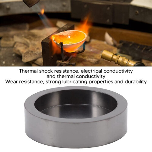 Enamel Ingot Mold, Graphite Casting Mold, Casting Round Mold Round Shape Refine Silver Graphite Mold For Industry 2