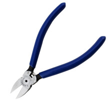 150mm Side Cutting Nippers,Jewelry Making stainless steel Nippers,blue plastic handle