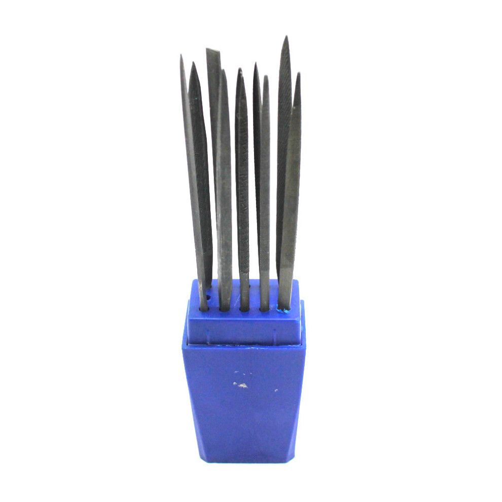 10Pcs 140Mm Metal Files Set Metalworking Woodworking File Flat Triangle Round Square Half-Round 885487170862
