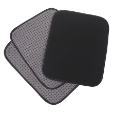 (3-Pack) Microfiber Bowling Ball Towel - 8 Inches x 8 Inches Bowling Ball Shammy Pad with Easy-Grip